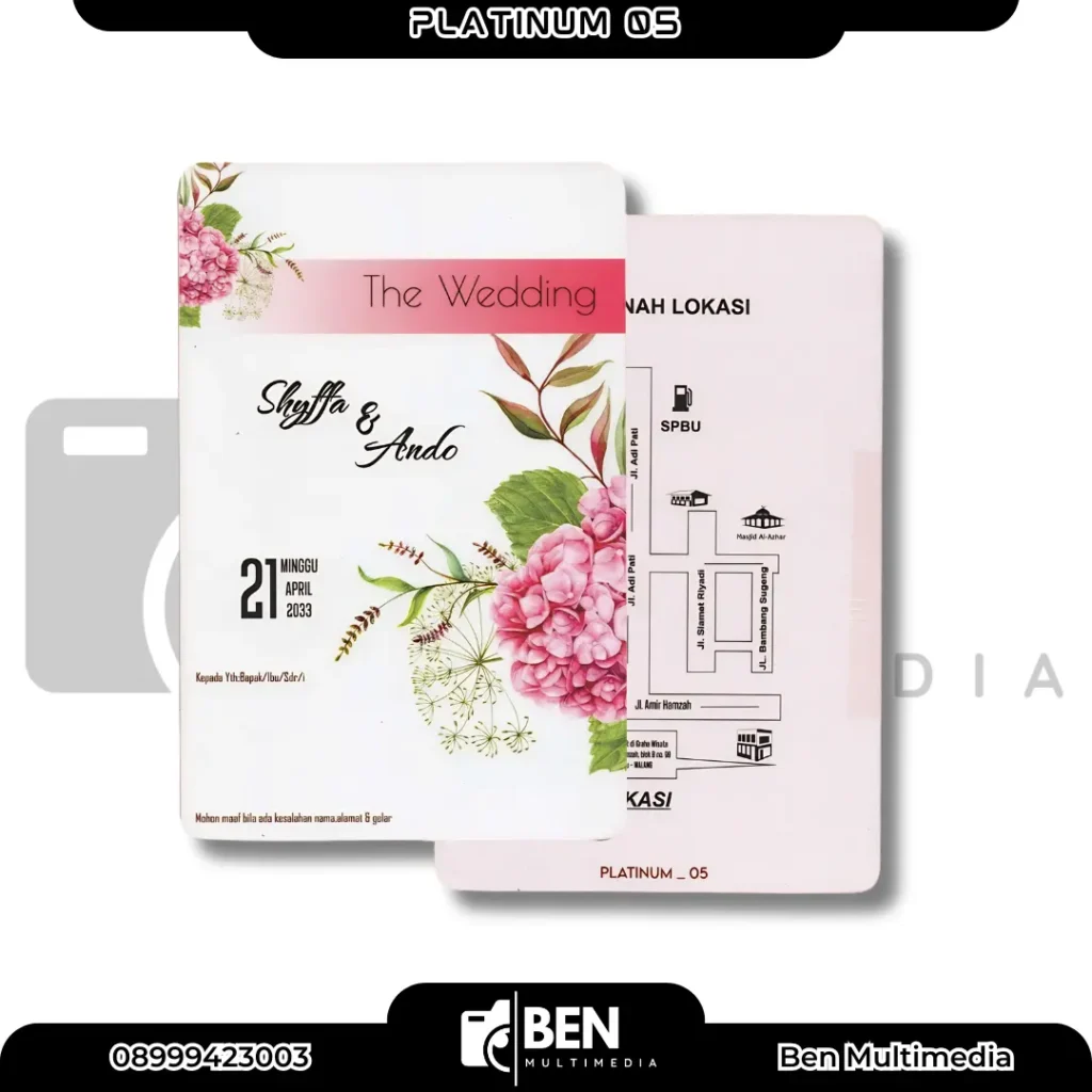 File Setting Undangan Platinum 5 - Ben Multimedia