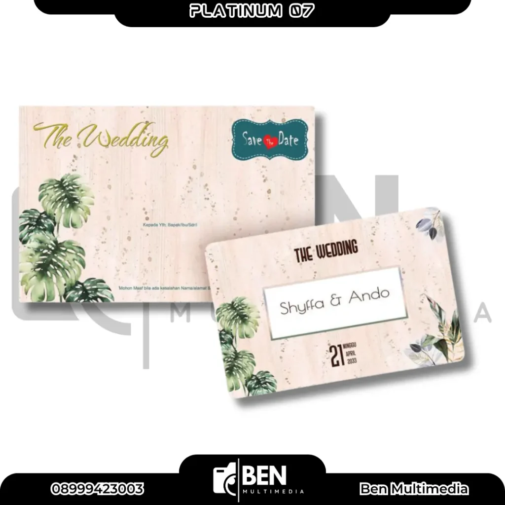 File Setting Undangan Platinum 7 - Ben Multimedia