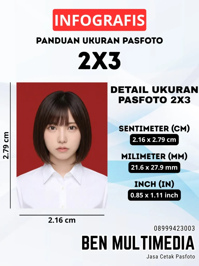 Foto Ukuran 2x3 - Ben Multimedia