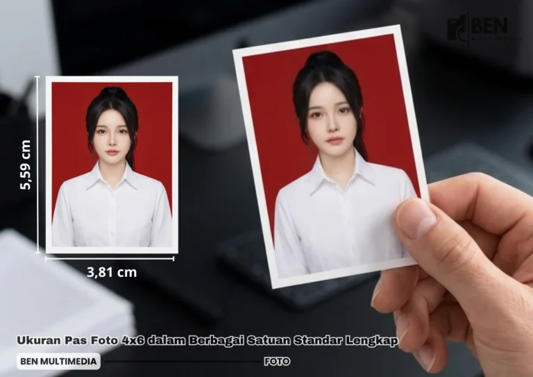 Ukuran Pas Foto 4×6 dalam Berbagai Satuan Standar Lengkap