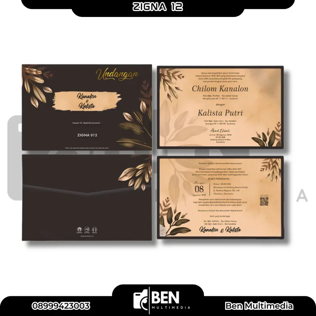 File Setting Undangan Zigna 12 - Ben Multimedia