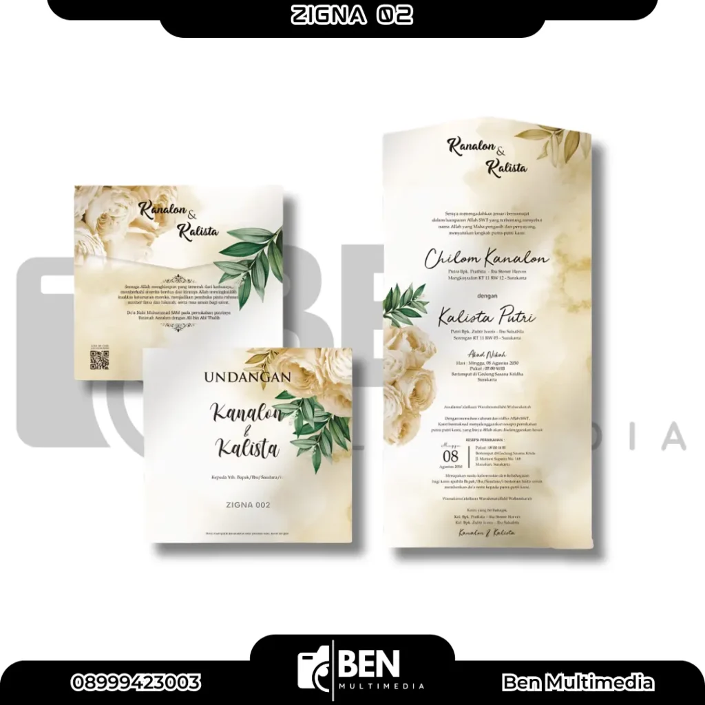 File Setting Undangan Zigna 02 - Ben Multimedia