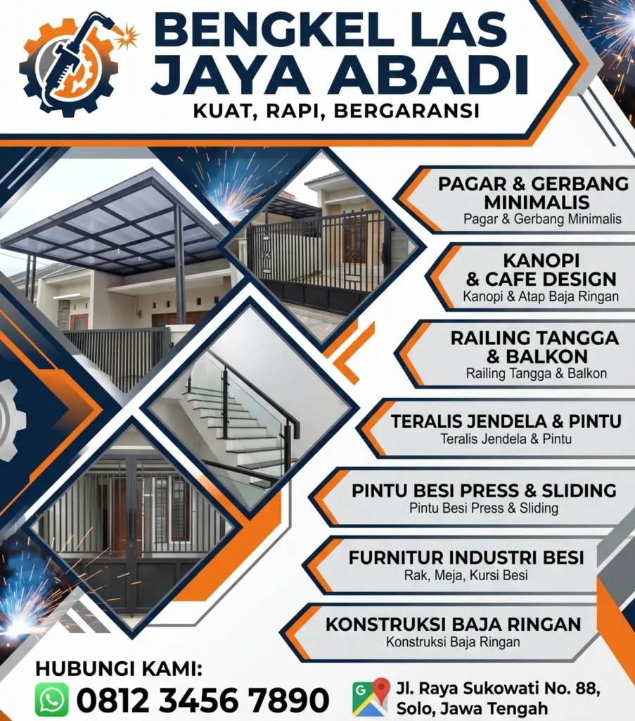 Banner Bengkel Las - Ben Multimedia