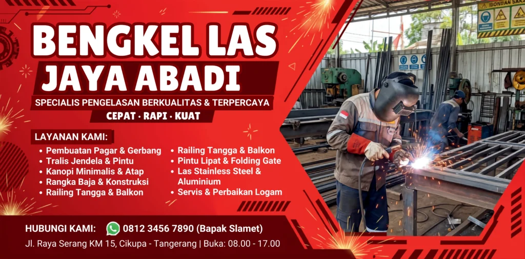 Spanduk Bengkel Las CDR - Ben Multimedia