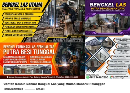 Contoh Banner Bengkel Las