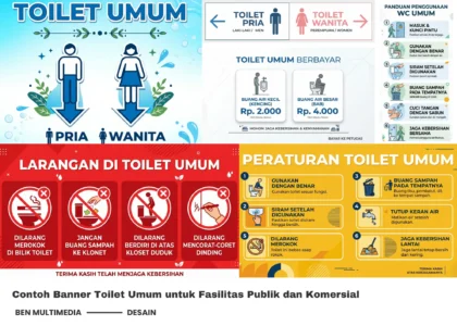 Banner Toilet Umum