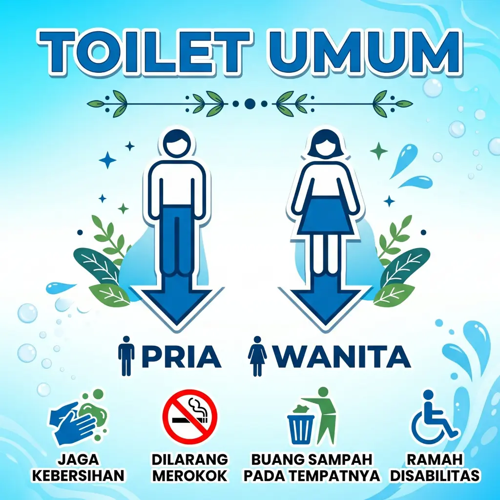 Spanduk Toilet Umum - Ben Multimedia