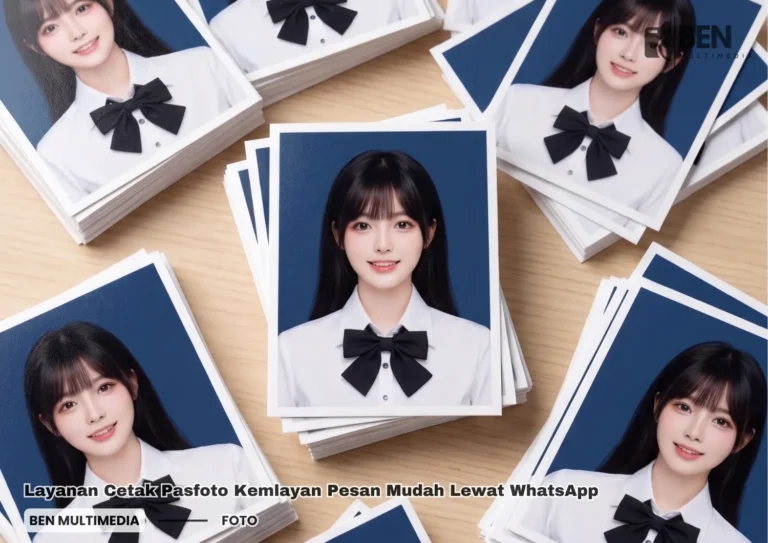Cetak Pasfoto Kemlayan Pesan Mudah Lewat WhatsApp