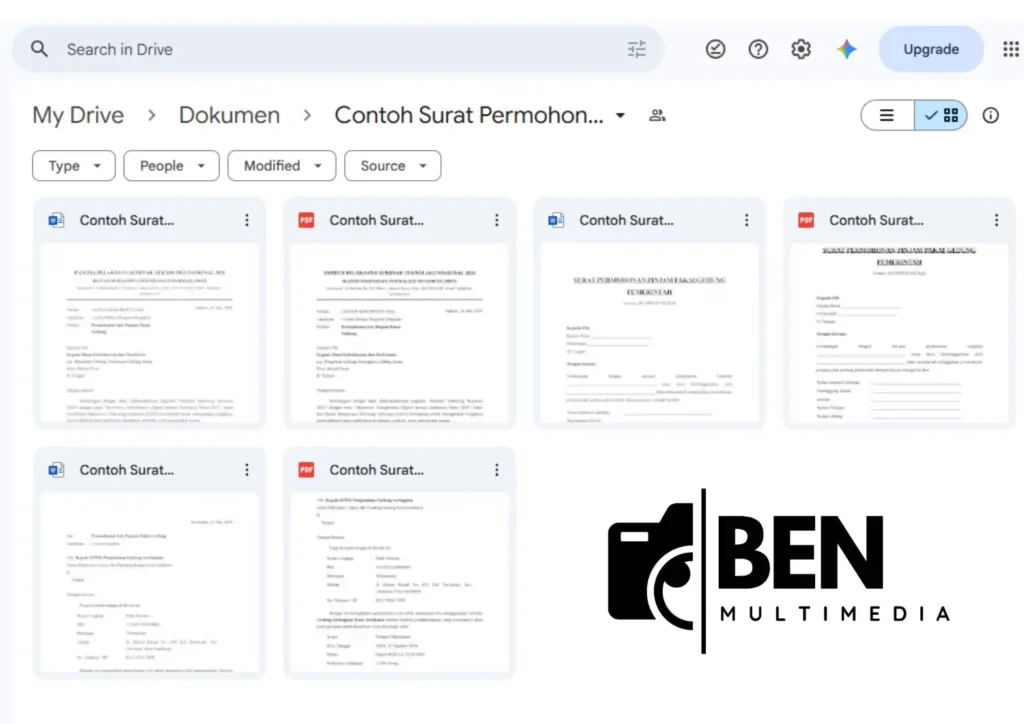 Download Contoh Surat Permohonan Pinjam Pakai Gedung Pemerintah - Ben Multimedia