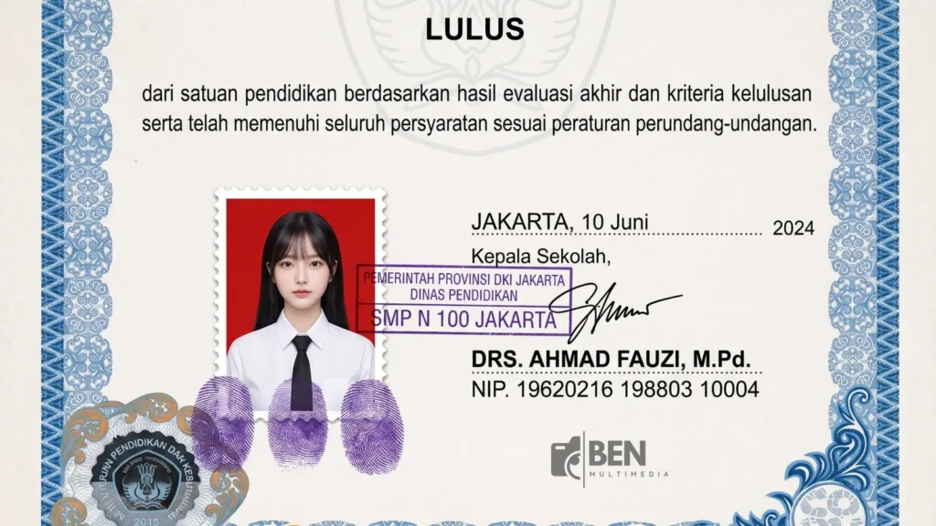 Kertas untuk Cetak Foto Ijazah - Ben Multimedia