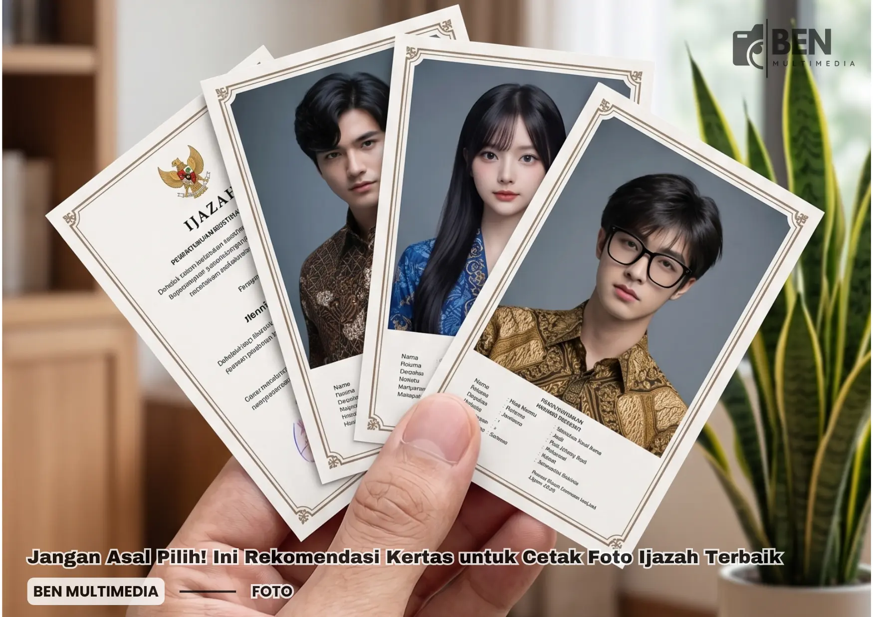 Kertas untuk Cetak Foto Ijazah