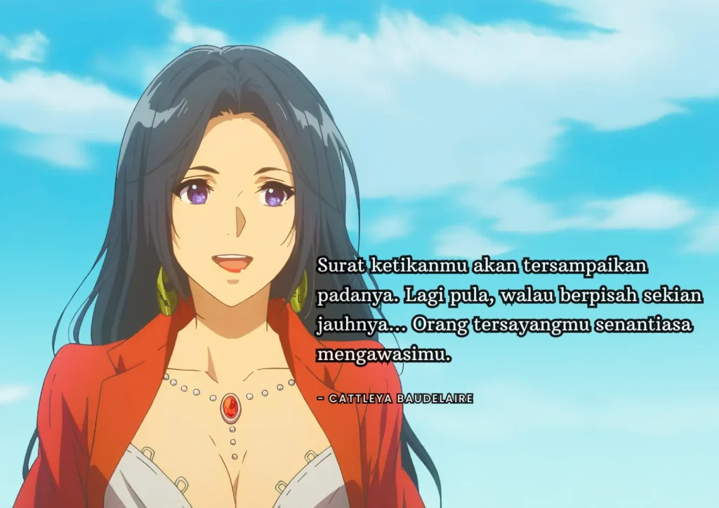 Quote Violet Evergarden | Cattleya Baudelaire - Ben Multimedia