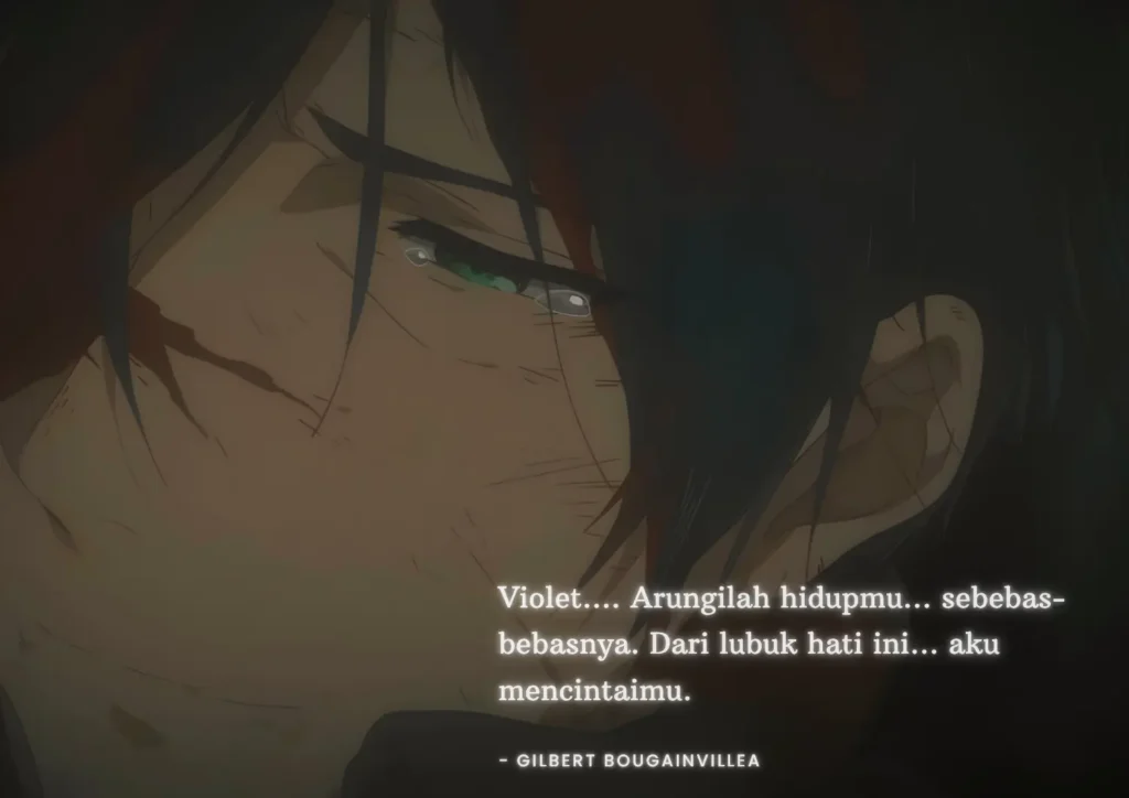 Quote Anime Violet Evergarden | Gilbert Bougainvillea - Ben Multimedia