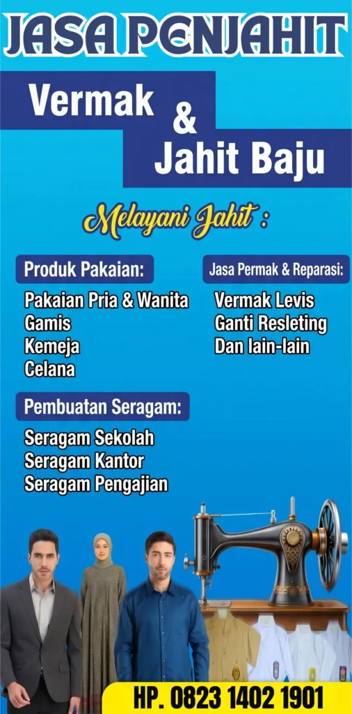 Banner Penjahit - Ben Multimedia