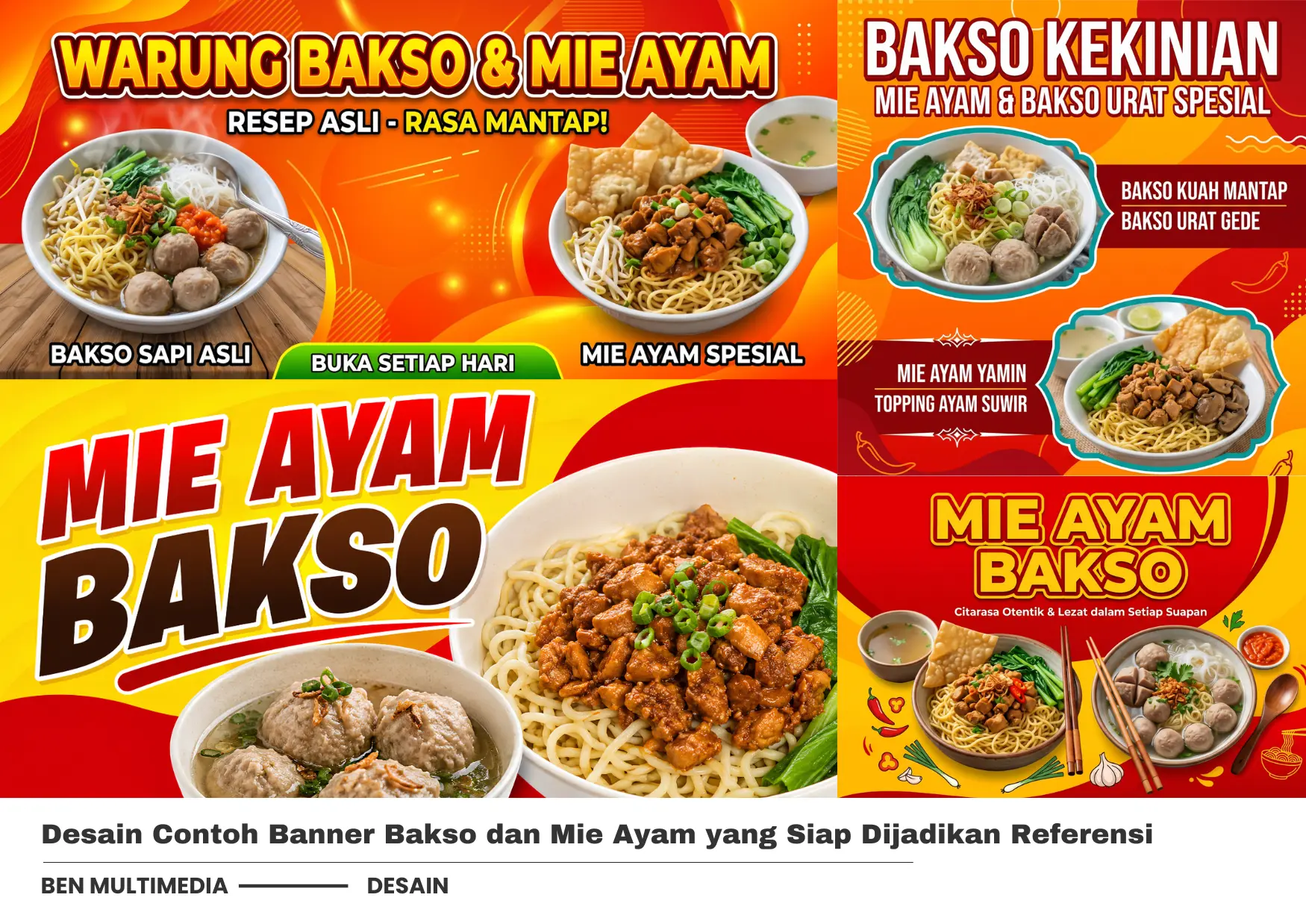 Banner Bakso dan Mie Ayam