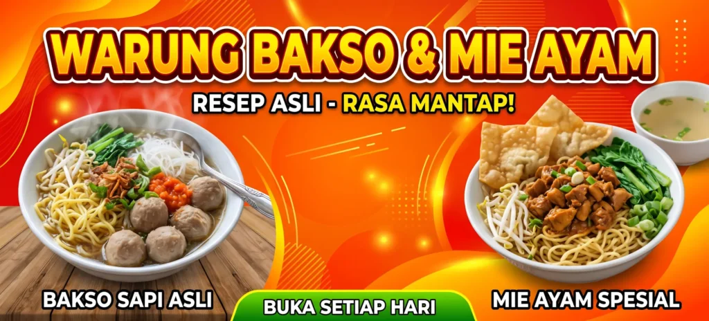 Spanduk Mie Ayam Bakso - Ben Multimedia