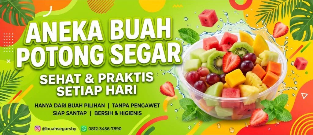 Spanduk Buah Potong - Ben Multimedia