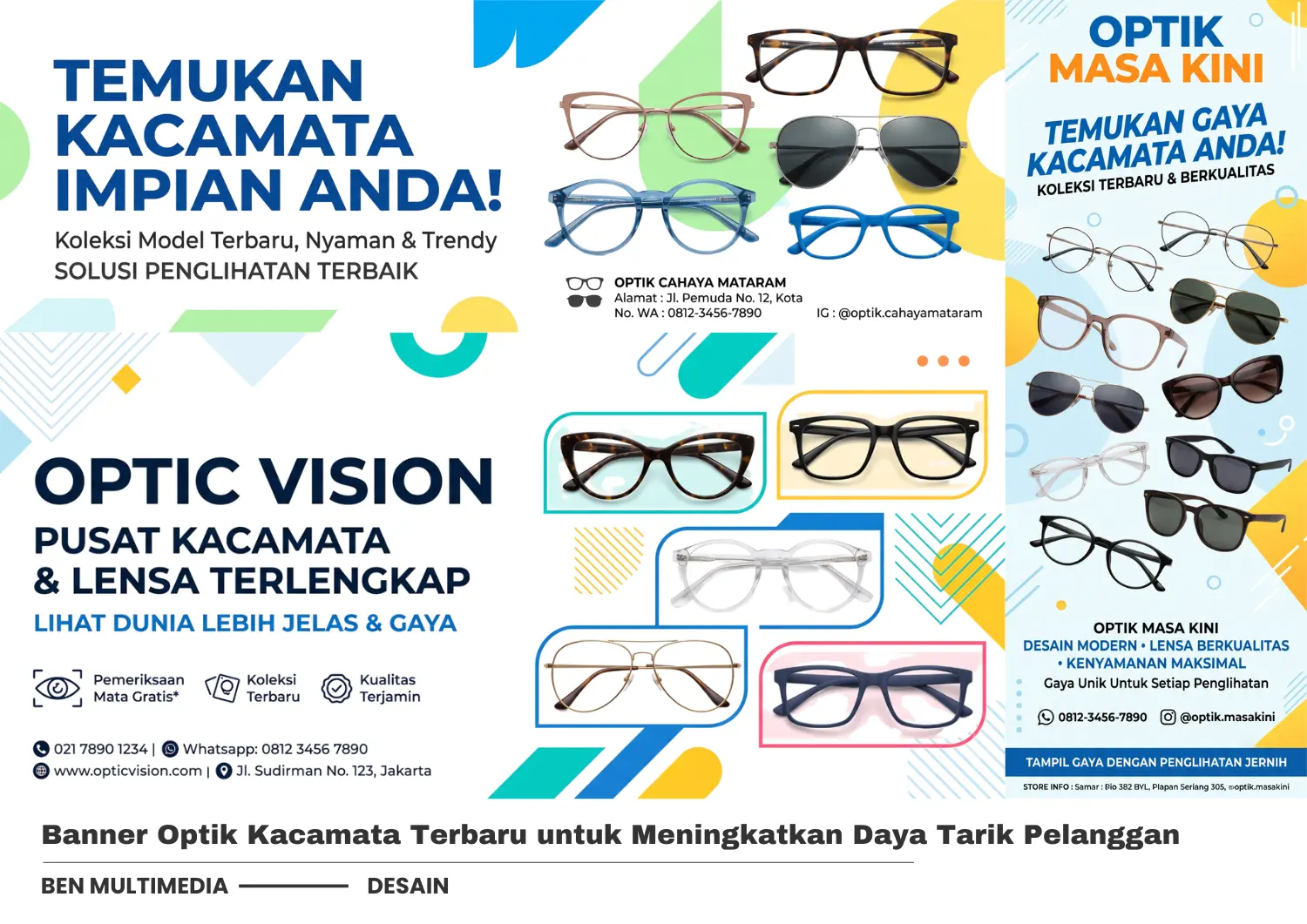 Banner Optik Kacamata