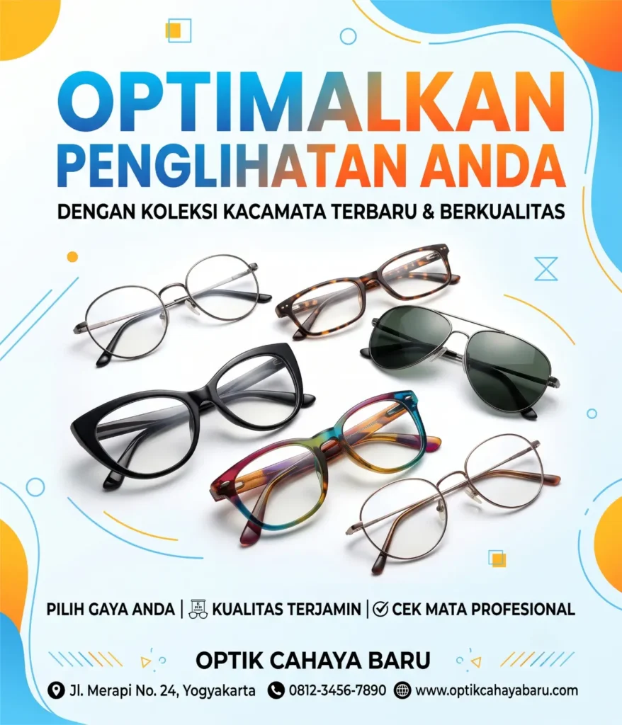 Banner Optik Kacamata - Ben Multimedia