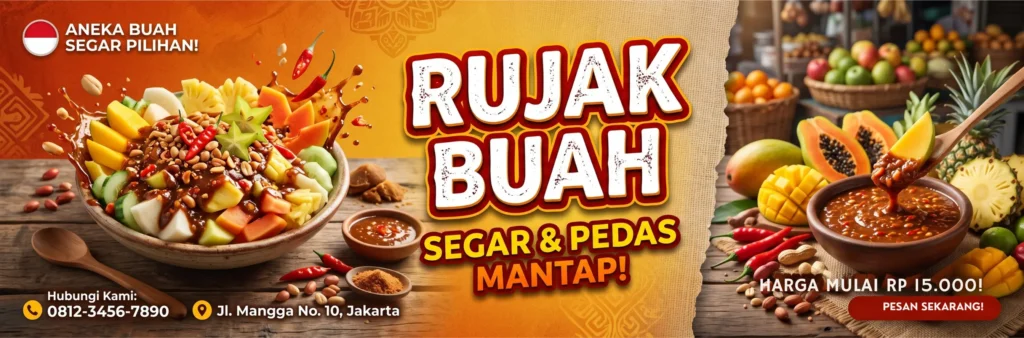 Banner Rujak Buah - Ben Multimedia