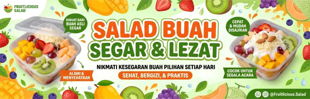 Contoh Spanduk Salad Buah - Ben Multimedia