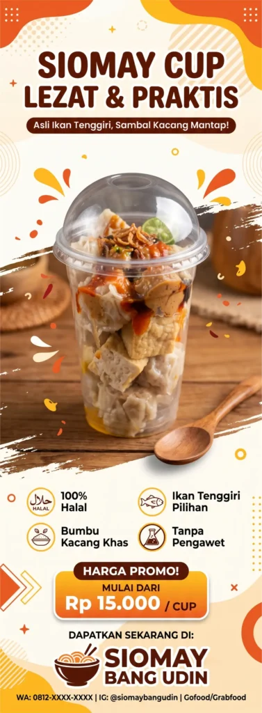 Spanduk Siomay - Ben Multimedia