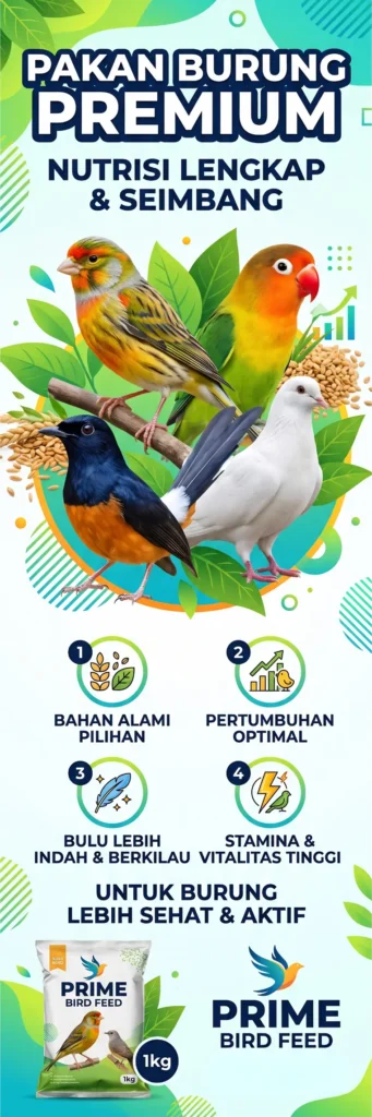 Banner Pakan Burung - Ben Multimedia