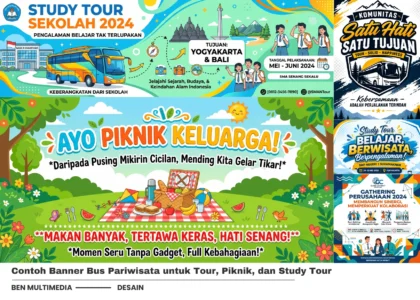 Contoh Banner Bus Pariwisata