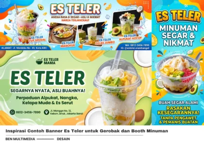 Contoh Banner Es Teler