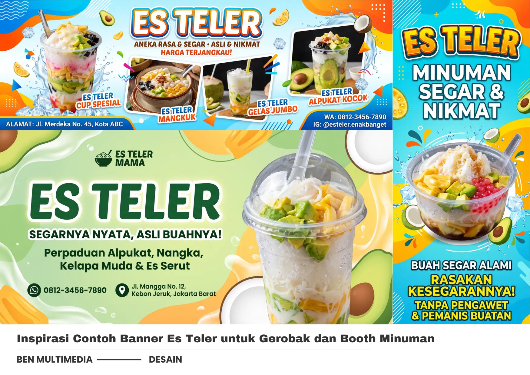 Contoh Banner Es Teler