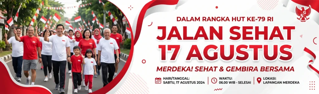 Banner Jalan Sehat 17 Agustus - Ben Multimedia
