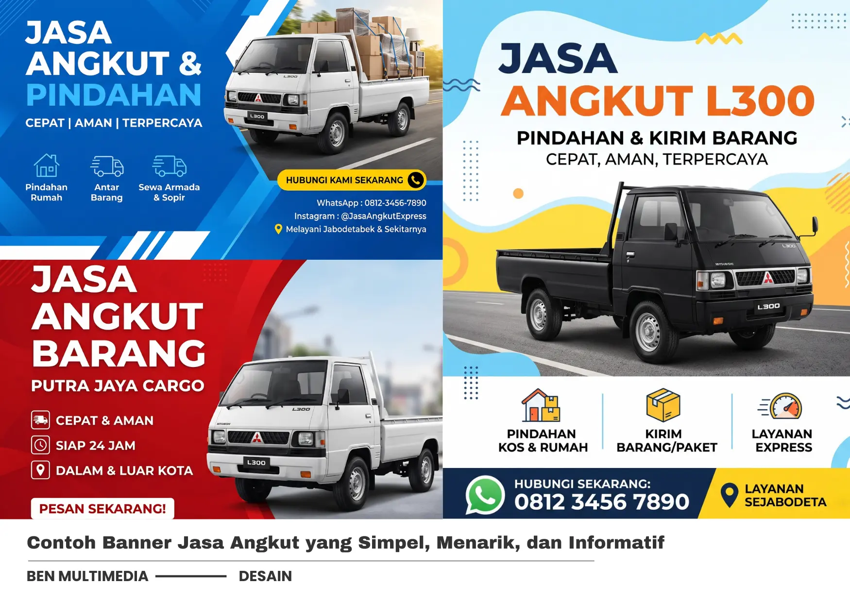 Contoh Banner Jasa Angkut