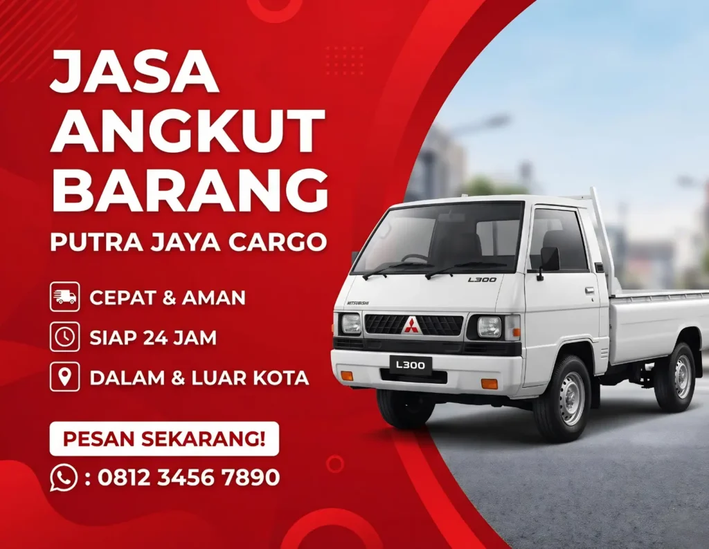 Banner Jasa Angkut Barang - Ben Multimedia