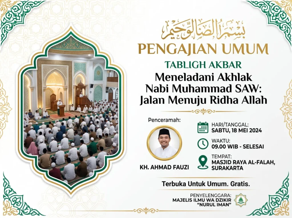 Background Banner Pengajian HD - Ben Multimedia