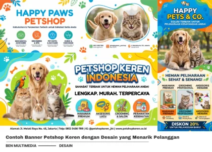 Contoh Banner Petshop