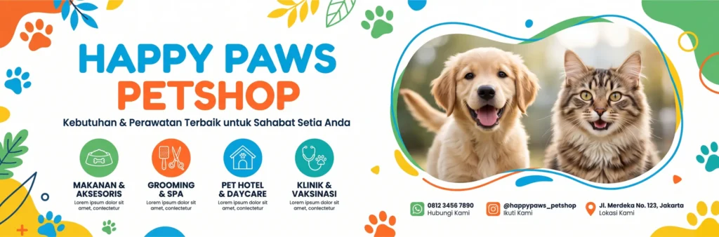 Contoh Banner Petshop - Ben Multimedia