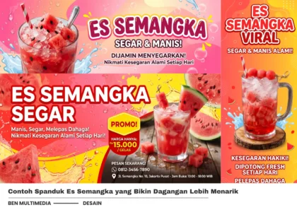 Contoh Spanduk Es Semangka