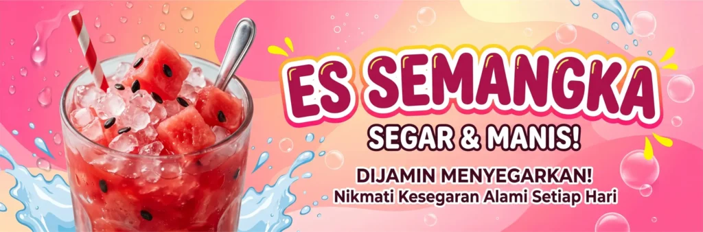 Contoh Banner Es Semangka - Ben Multimedia