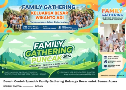 Contoh Spanduk Family Gathering Keluarga Besar