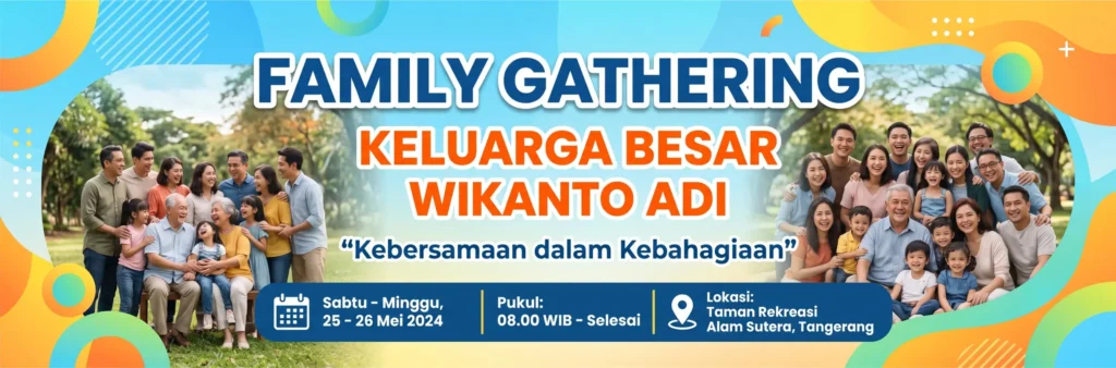 5 Contoh Spanduk Family Gathering Keluarga Besar yang Berkesan 2 Contoh Banner Family Gathering - Ben Multimedia