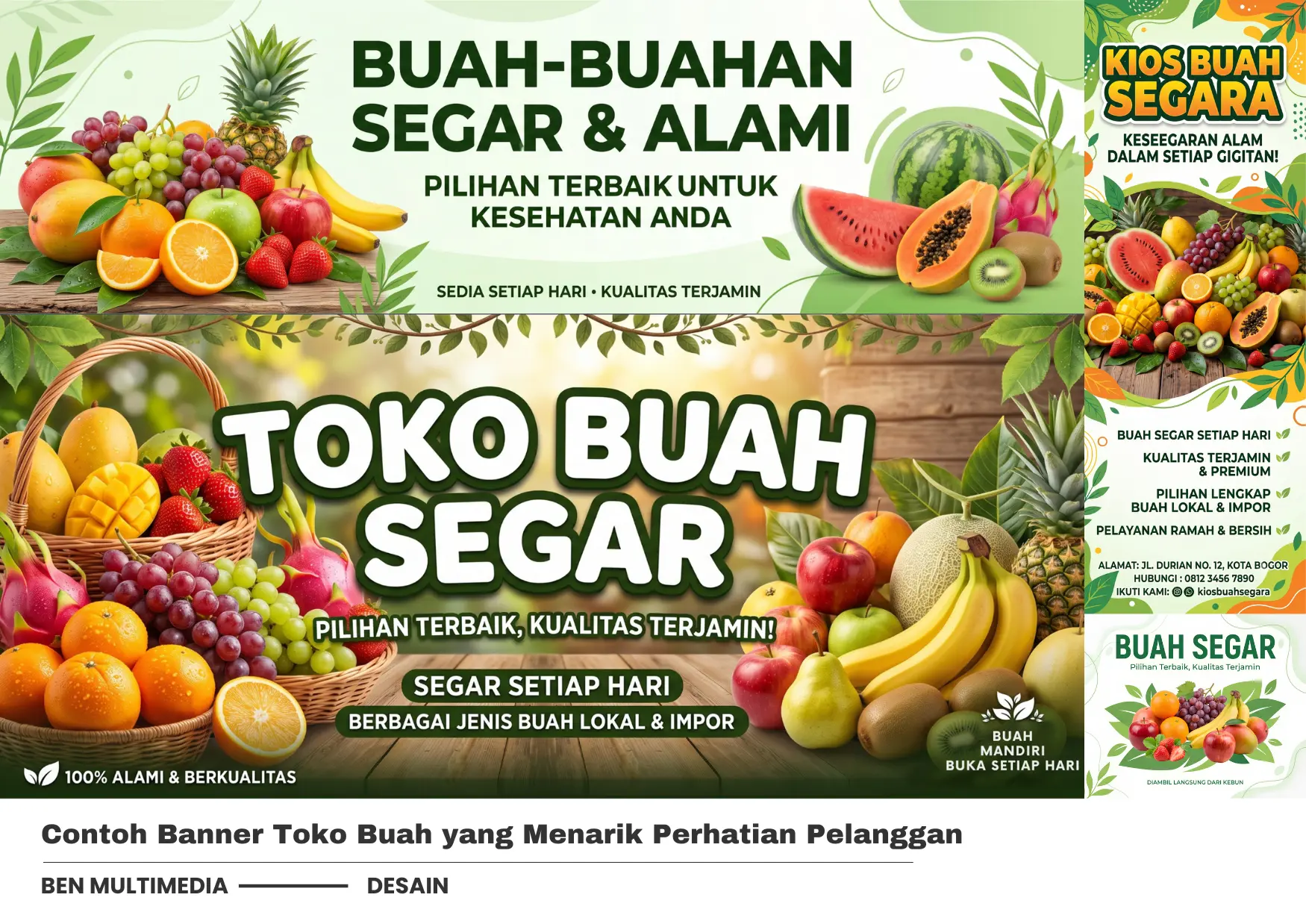 Banner Toko Buah