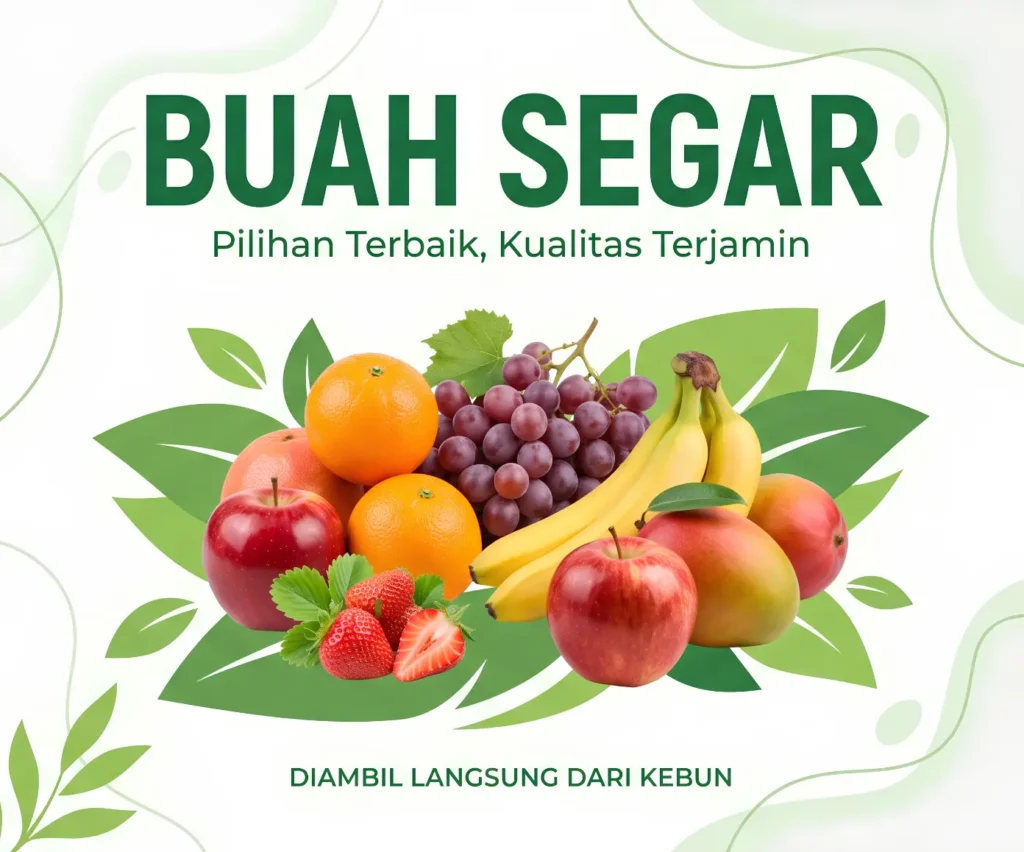 Spanduk Buah Segar - Ben Multimedia