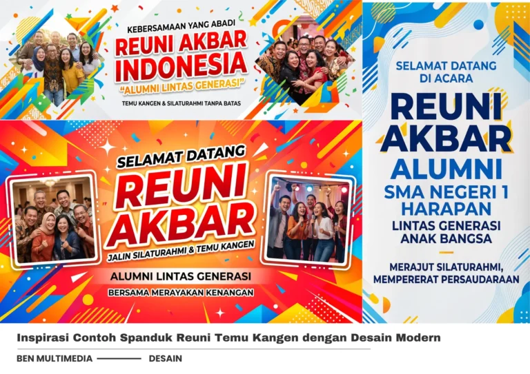 5 Contoh Spanduk Reuni Temu Kangen Background Keren