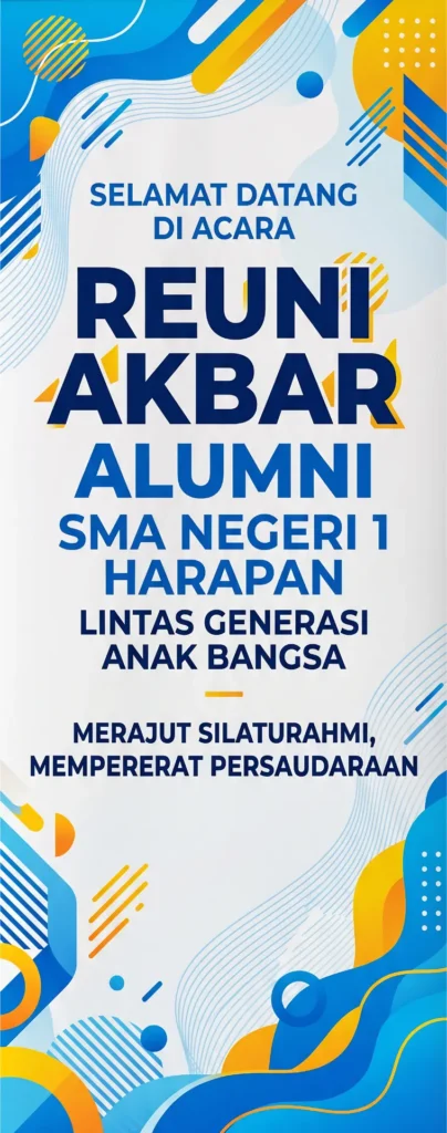 5 Contoh Spanduk Reuni Temu Kangen Background Keren 3 X Banner Reuni Alumni - Ben Multimedia