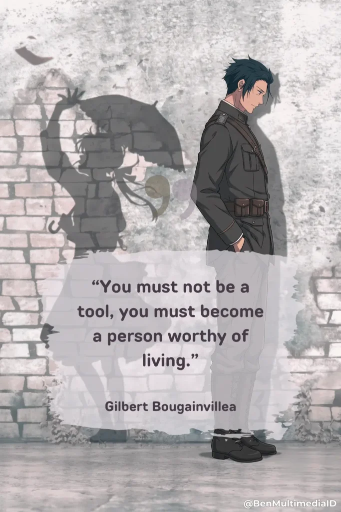 Gilbert Bougainvillea Quotes from the Violet Evergarden Anime 3 Gilbert Bougainvillea Words of Wisdom – Ben Multimedia