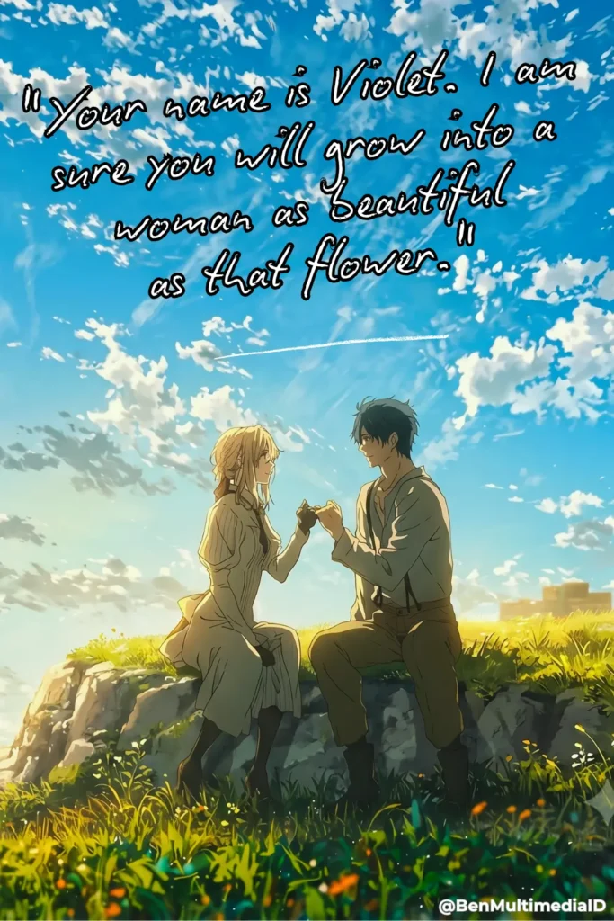 Gilbert Bougainvillea Quotes from the Violet Evergarden Anime 6 Gilbert Bougainvillea Quote - Ben Multimedia
