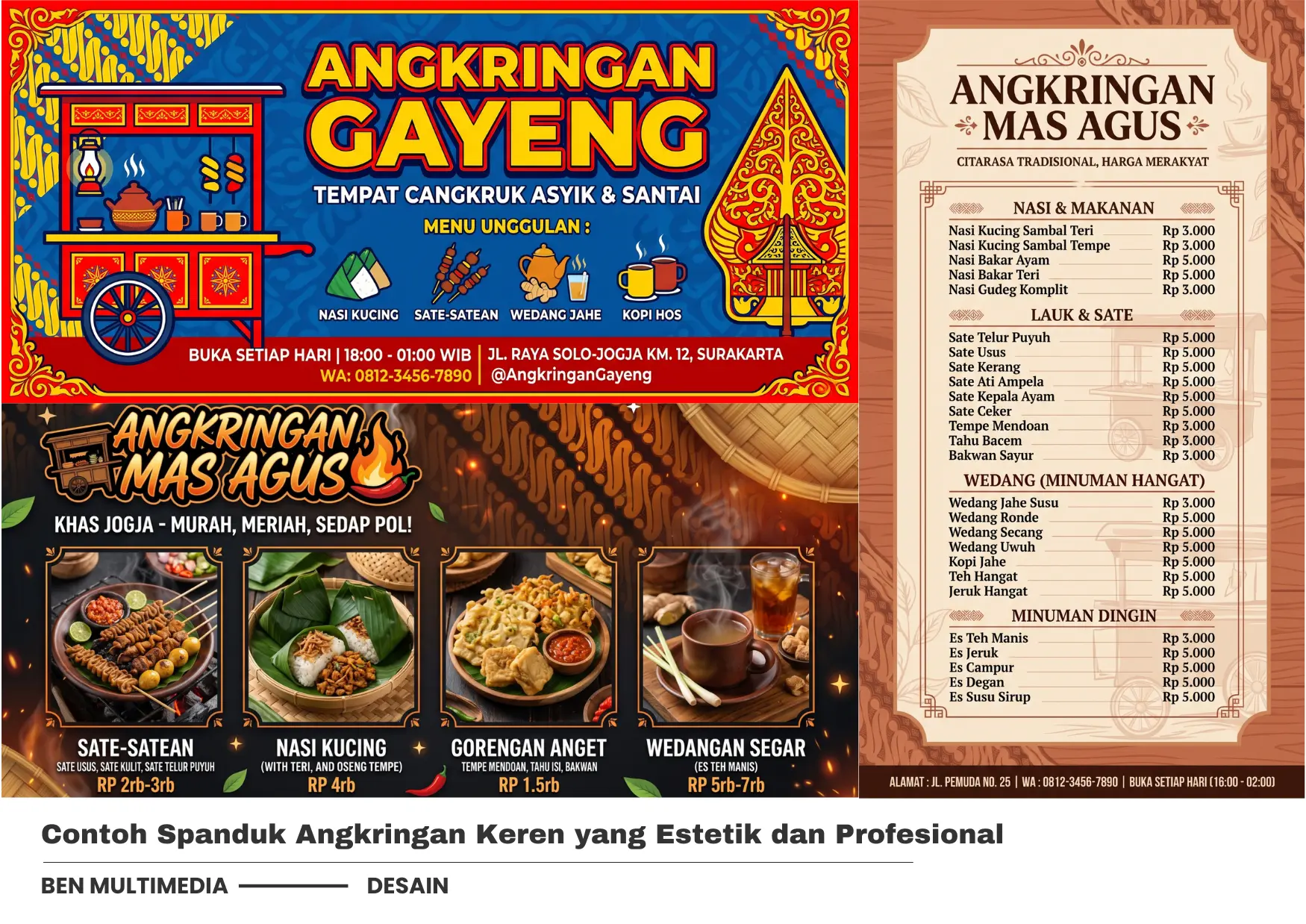 Spanduk Angkringan Keren