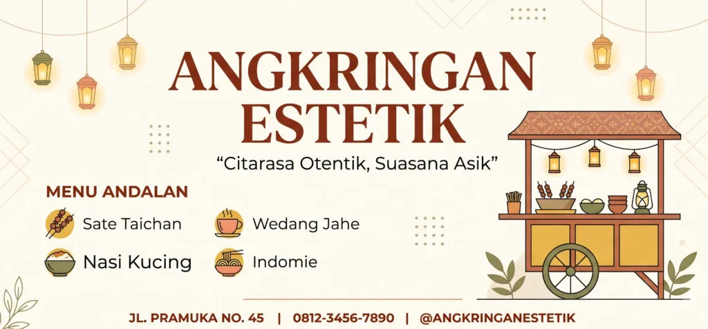 Contoh Banner Angkringan - Ben Multimedia