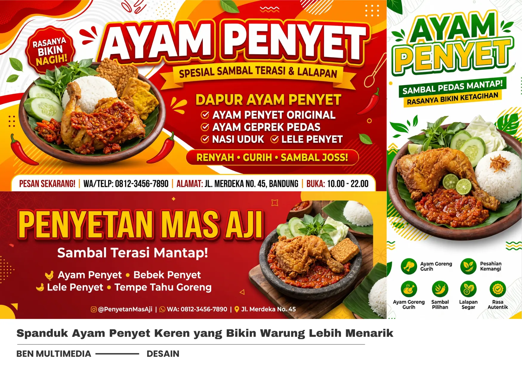 Spanduk Ayam Penyet
