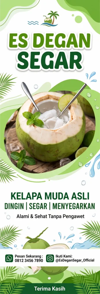 Banner Es Degan Berdiri - Ben Multimedia